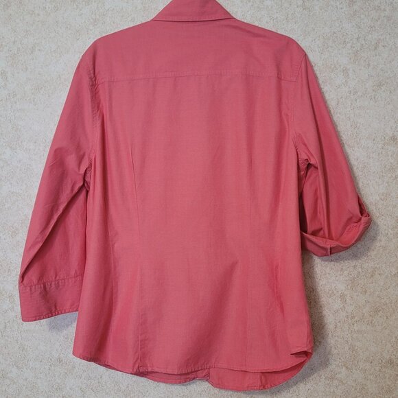 Pink Womens Button Shirt Van Heusen Size XL - Picture 4 of 15